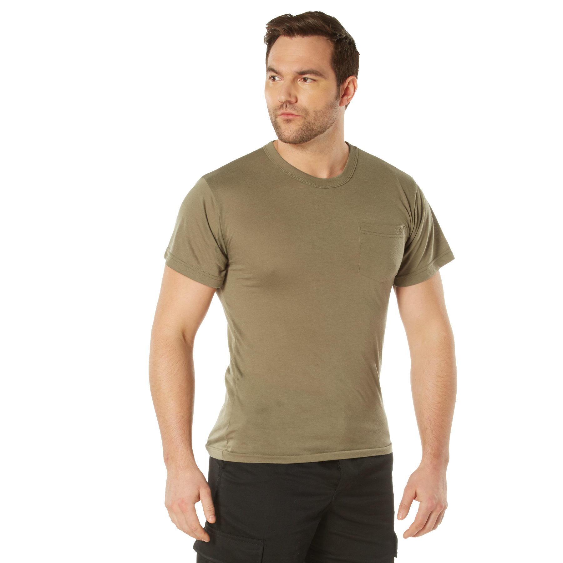 Rothco Rothco Pocket T-Shirt - Ar 670-1 Coyote Brown, Medium