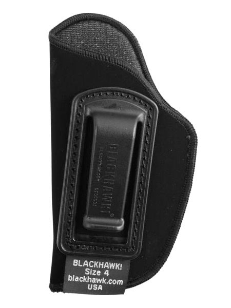 Blackhawk! IWB Black Left Handed Holster, Size 4 - Blackhawk!