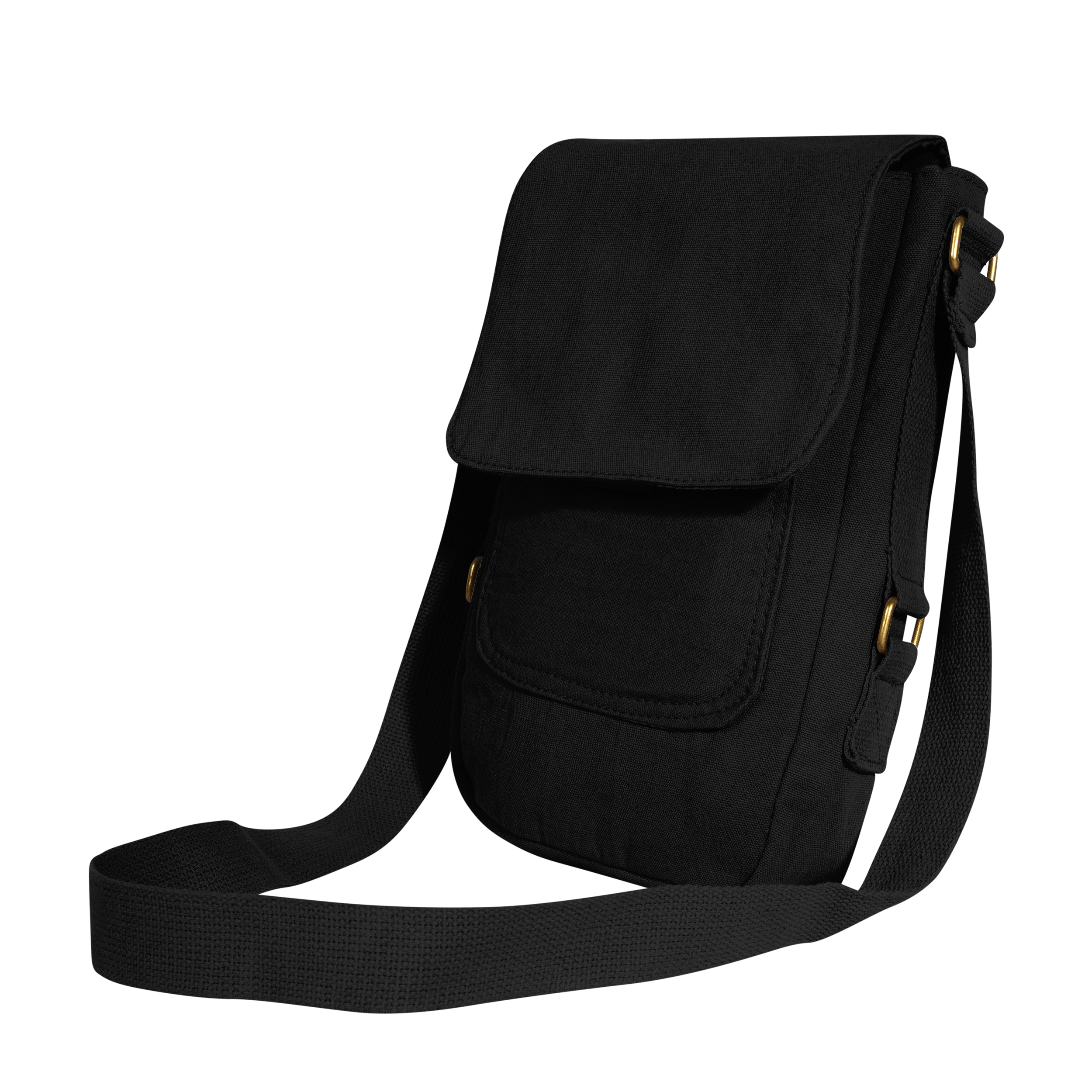 Rothco Rothco Vintage Canvas Tech Bag - Black