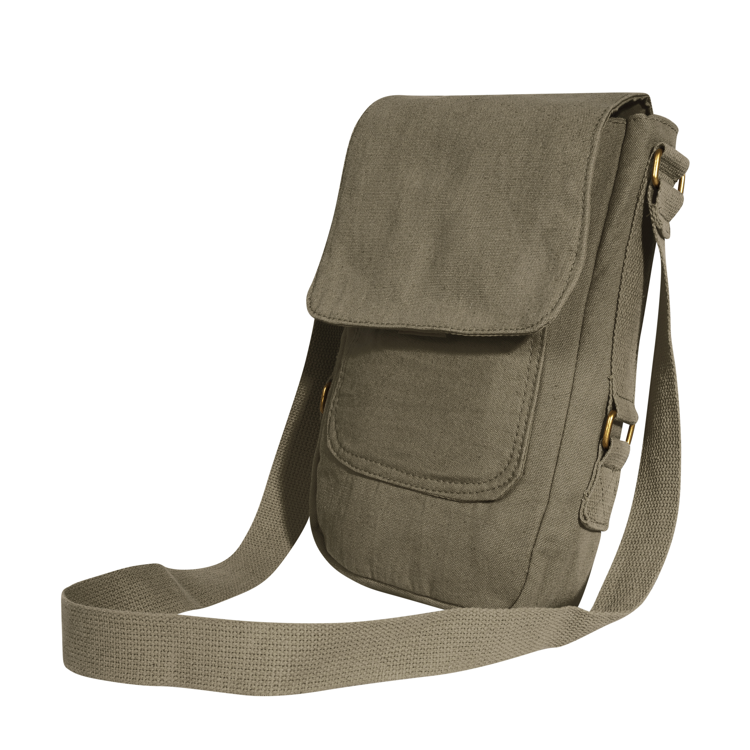 Rothco Rothco Vintage Canvas Tech Bag - Vintage Olive Drab