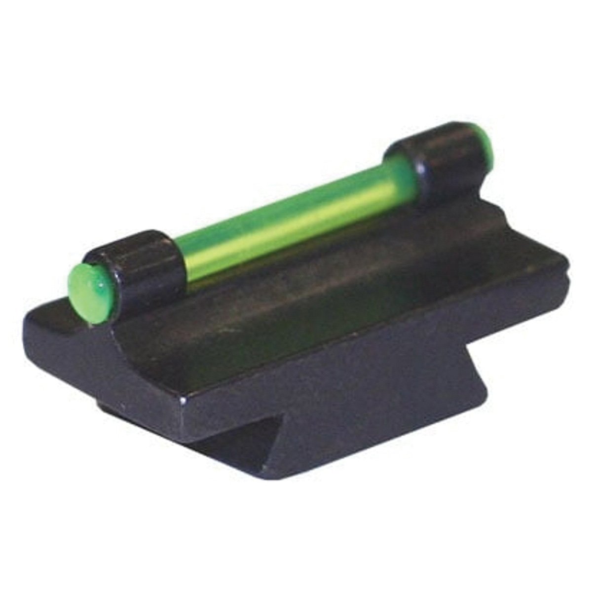 Marble Arms Ramp Mounted Fiber Optic Glow 3/32" Bead Sight Front, Green - Marble Arms