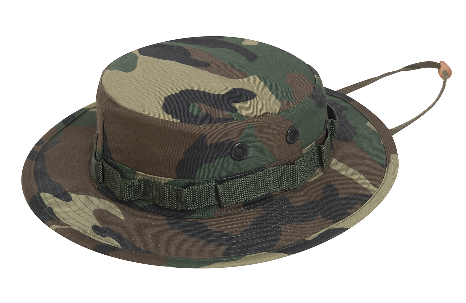 Rothco Rothco Camo Boonie Hat - Woodland Camo, Head Size 7 1-2