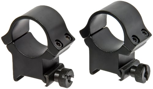Redfield Hunting/Shooting Rifle 1" Medium Aluminum 4-Hole Scope Ring, Matte Black - 47330 - Redfield