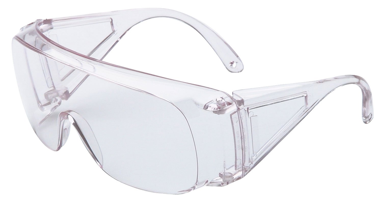 Howard Leight HL100 Shooter's Wraparound 1-Piece Safety Eyewear, Clear Lens, 4/case - R-01701