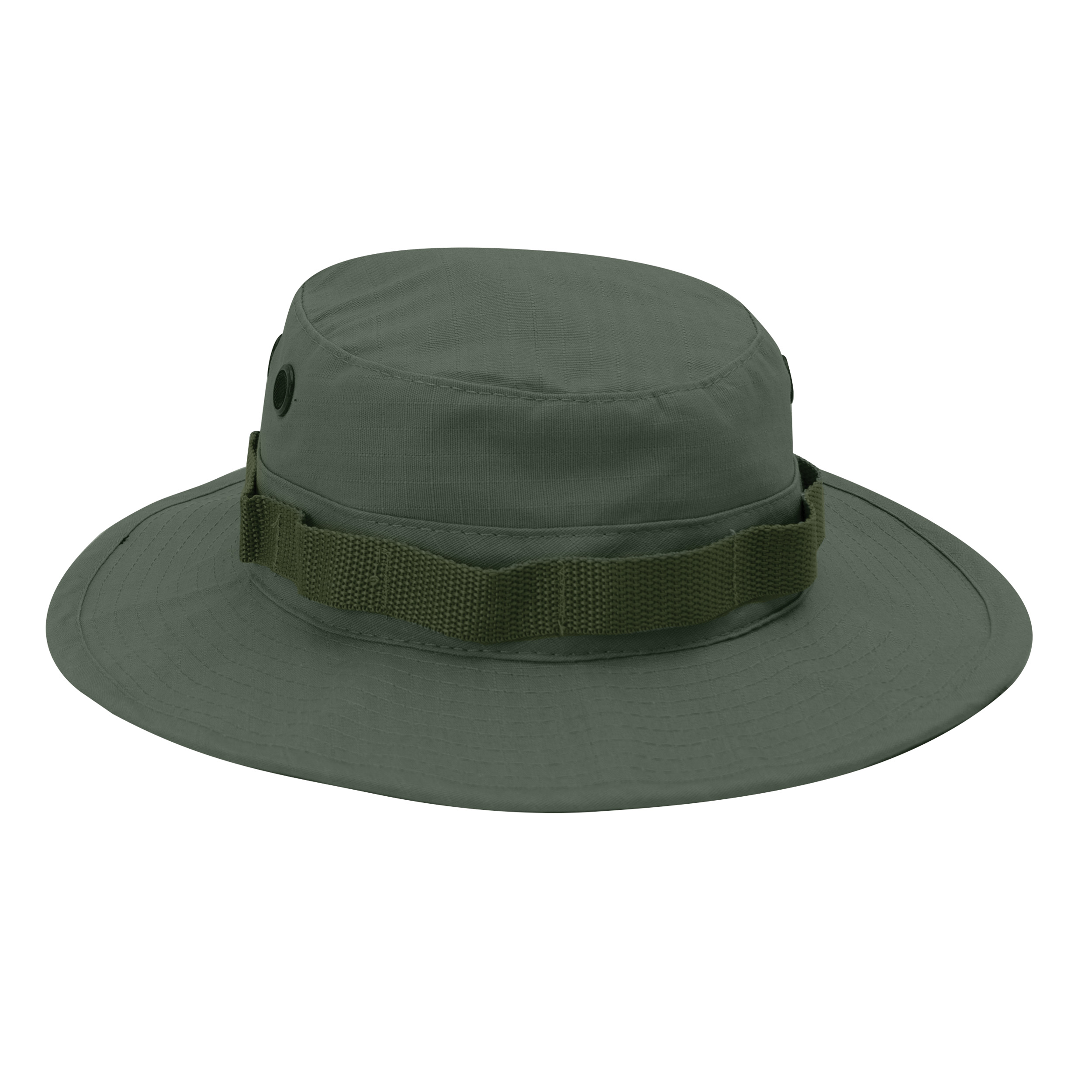 Rothco Rothco 100 Cotton Rip-Stop Boonie Hat - Olive Drab, Head Size 7 1-2