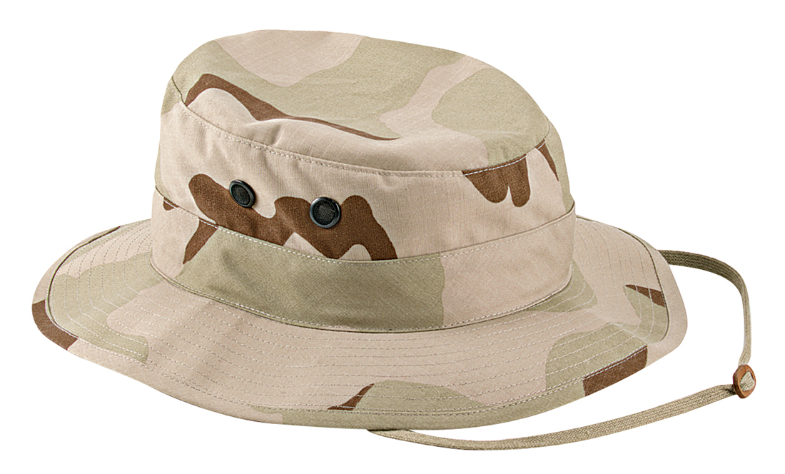 Rothco Rothco Camo Boonie Hat - Tri-Color Desert Camo, Head Size 7 1-2