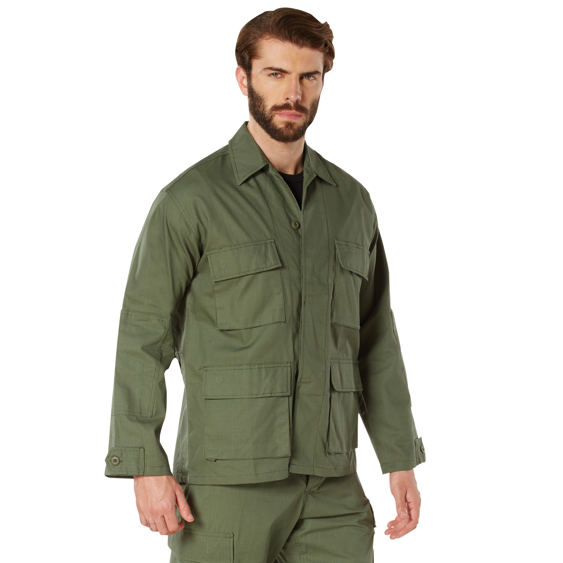 Rothco Rothco Rip-Stop Bdu Shirt - Olive Drab, X-Large