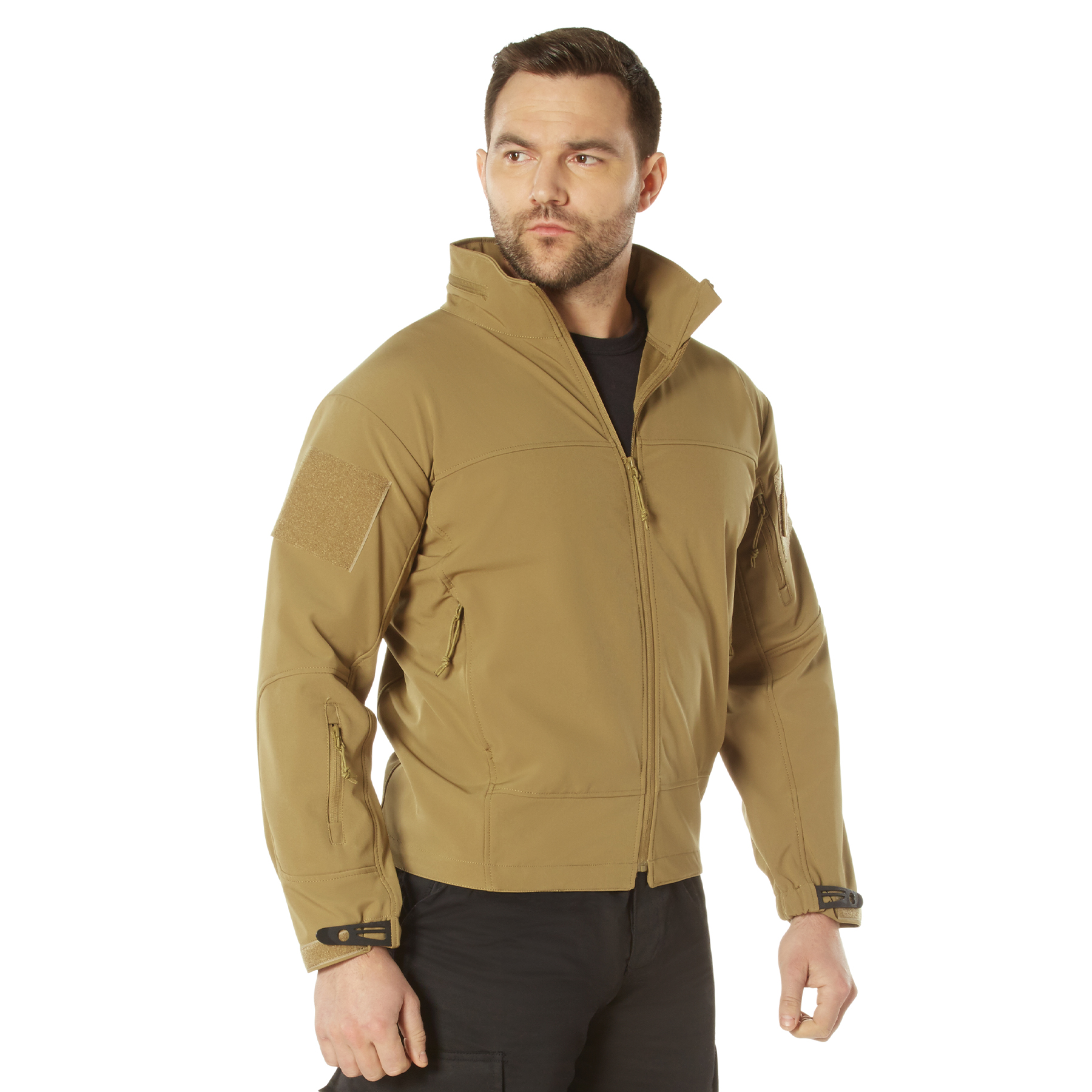 Rothco Rothco Covert Ops Lightweight Soft Shell Jacket - Coyote Brown, Large