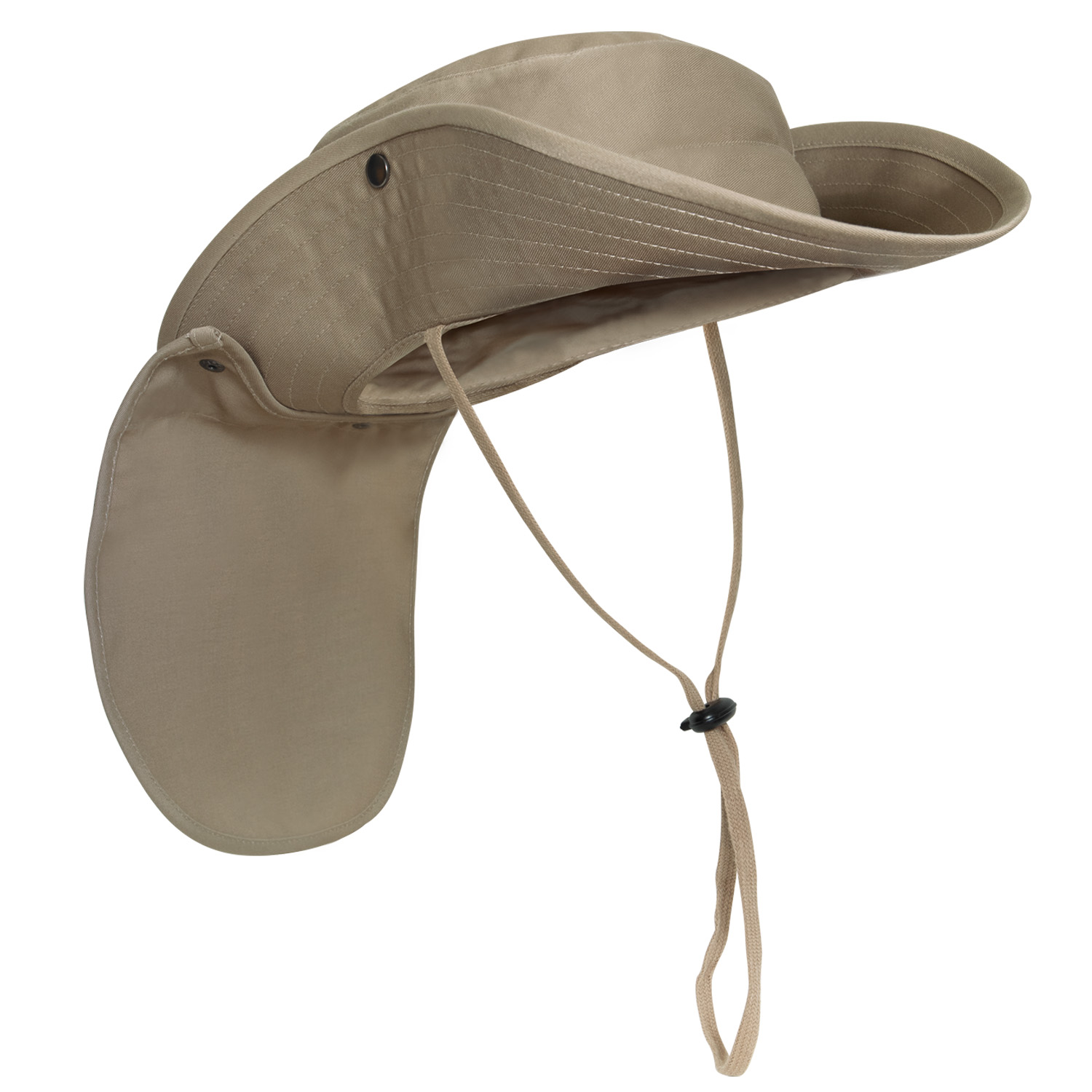Rothco Rothco Adjustable Boonie Hat With Neck Cover - Khaki