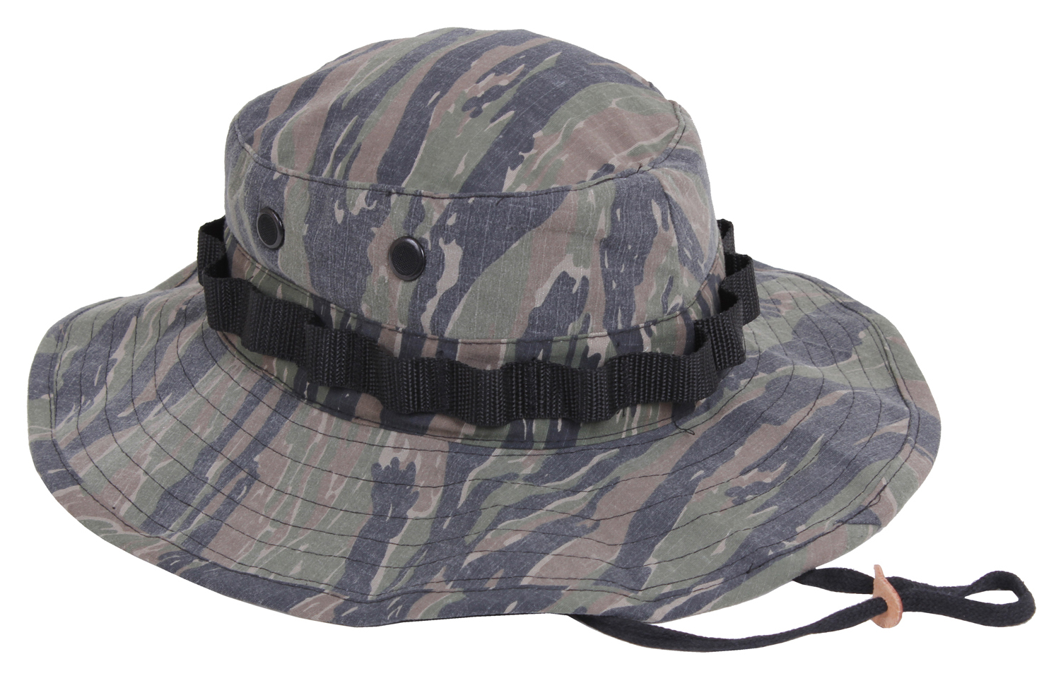 Rothco Rothco Vintage Vietnam Style Boonie Hat - Tiger Stripe Camo, Head Size 7 1-4