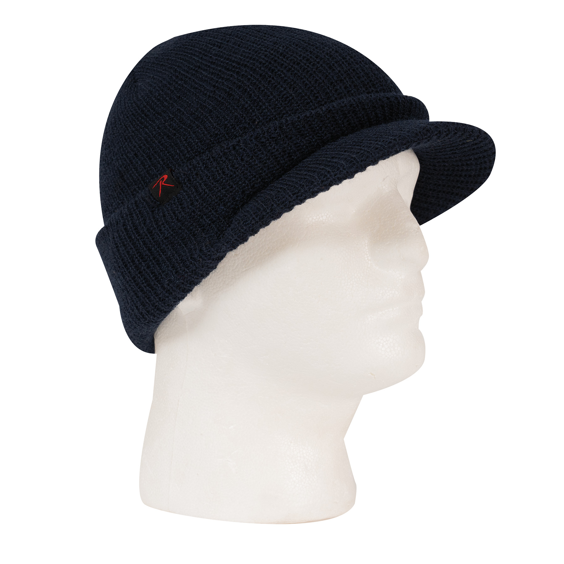 Rothco Rothco Watch Cap With Brim - Navy Blue