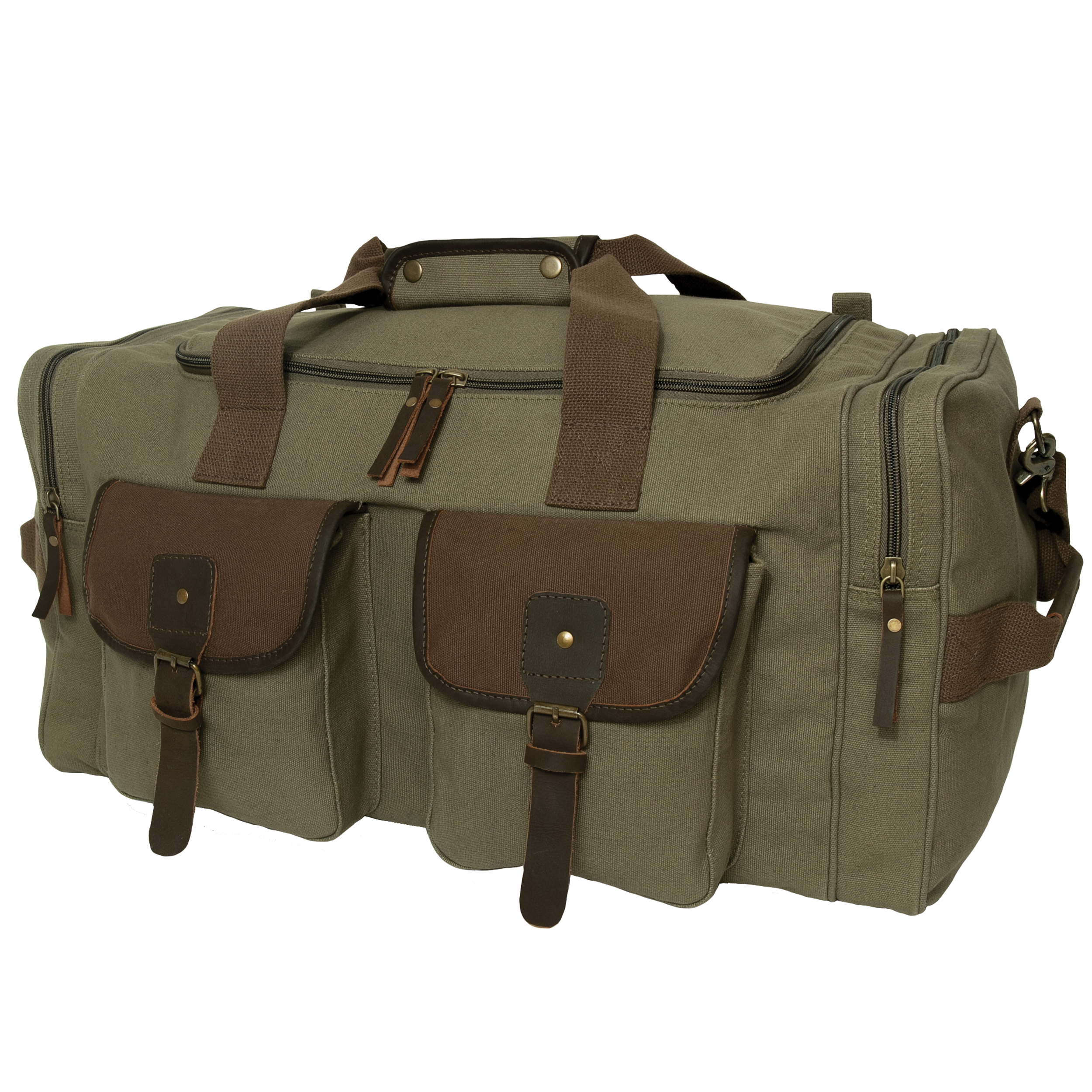 Rothco Rothco Long Journey Canvas Travel Bag - Olive Drab