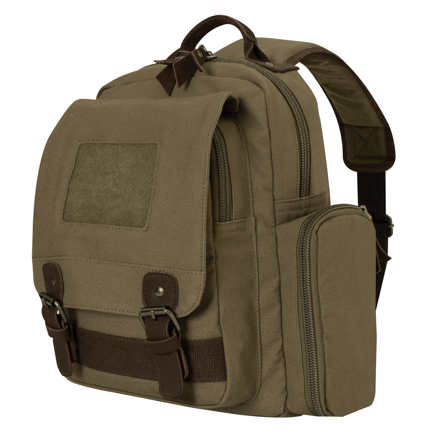 Rothco Rothco Vintage Canvas Sling Backpack - Vintage Olive Drab