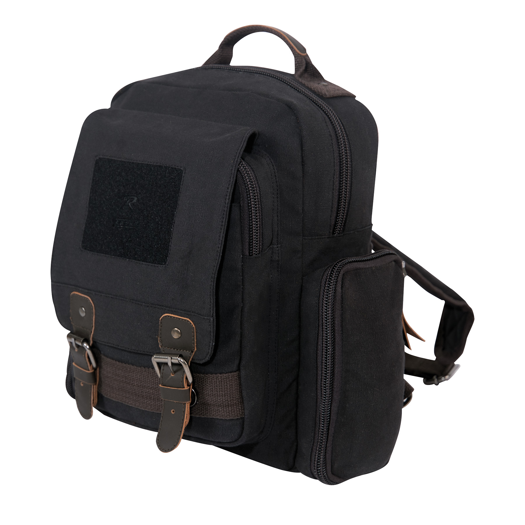 Rothco Rothco Vintage Canvas Sling Backpack - Black