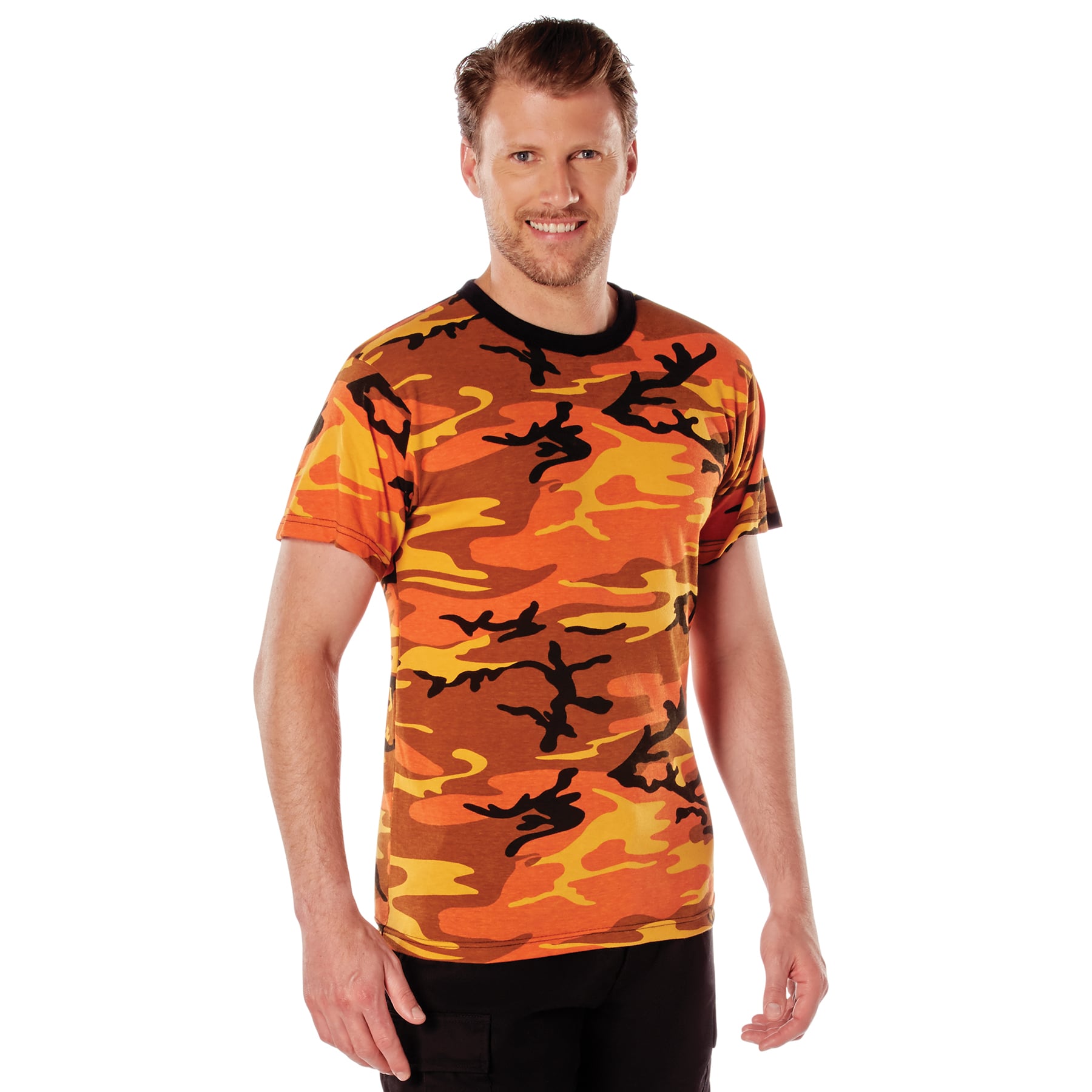 Rothco Camo T-Shirt - Savage Orange Camo, 2X-Large