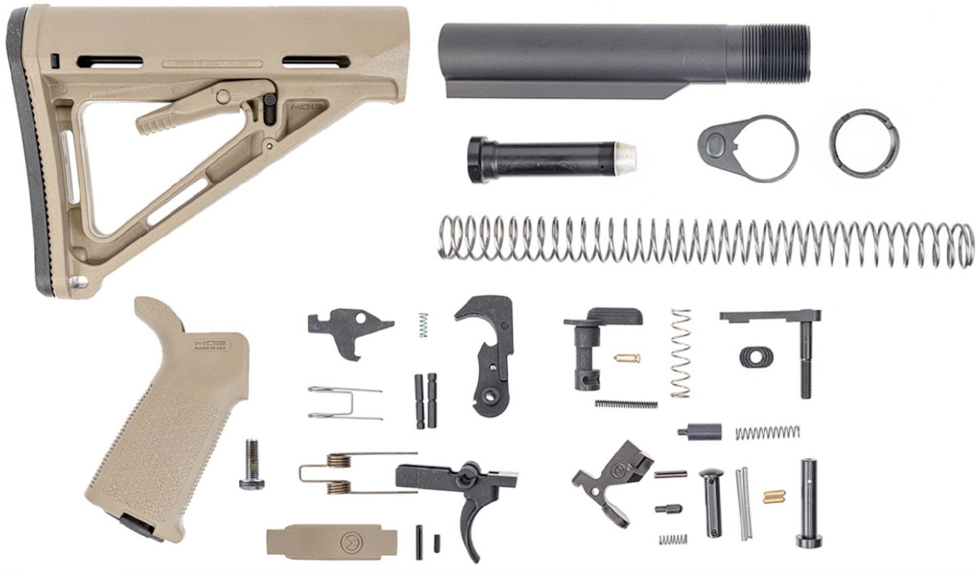 PSA Magpul MOE Lower Build Kit - Flat Dark Earth - Palmetto State Armory