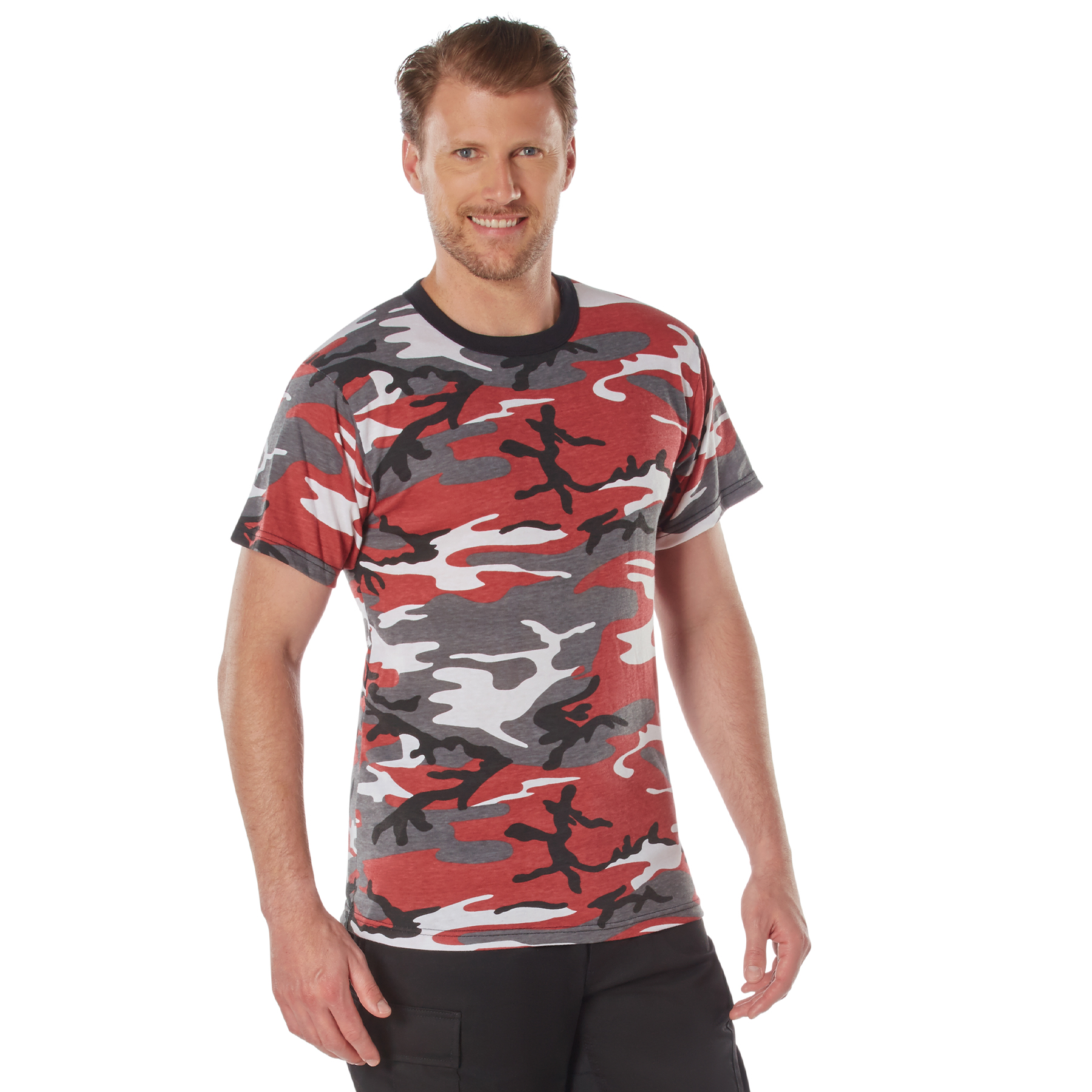 Rothco Camo T-Shirt - Red Camo, 2X-Large