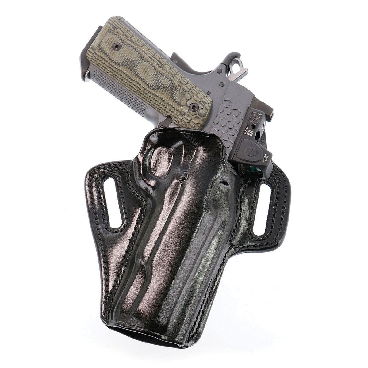 Galco Concealable 2.0 Sig Sauer M17 OWB Holster RH - Black Leather, Perfect Fit for Enhanced Protection - CO2-820RB