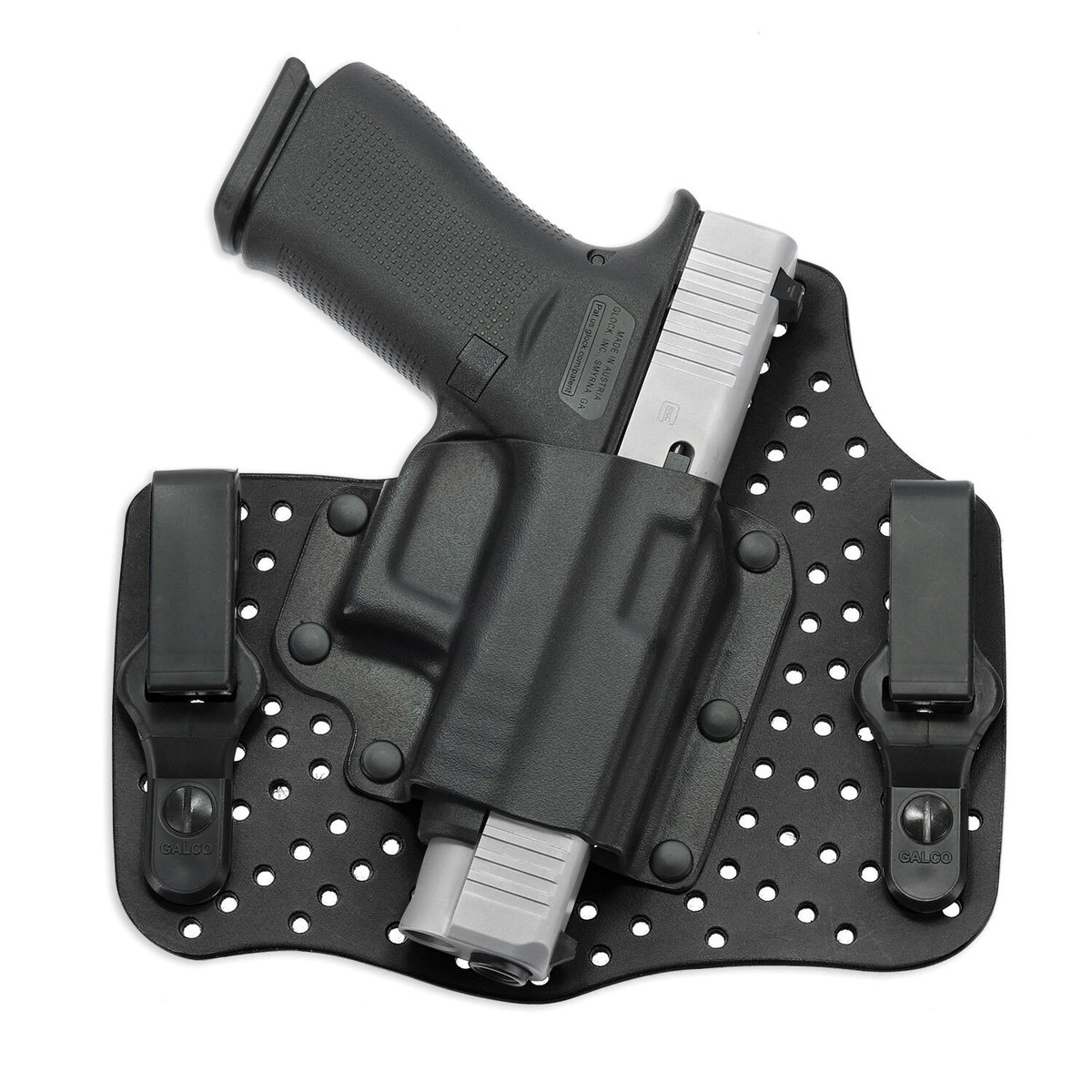 Galco KingTuk Air Walther CCP IWB Holster RH - Black Kydex/Leather, Enhanced Comfort and Concealment - KA662B - Galco