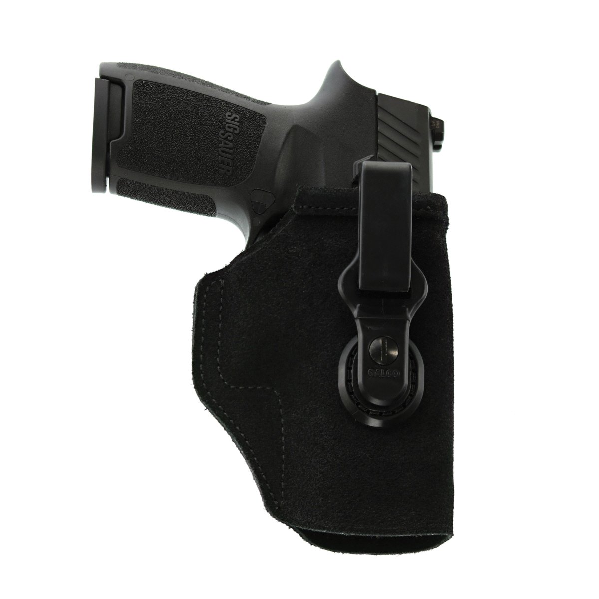 Galco Tuck-N-Go 2.0 Sig Sauer P365 X-Macro IWB Holster Ambidextrous - Black Leather, Compact and Adjustable for Enhanced Concealment - TUC894B - Galco