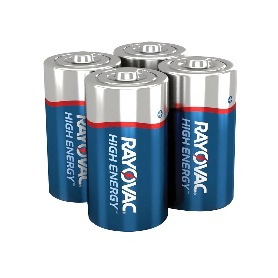 Long-Lasting Performance Rayovac High Energy C-Cell Alkaline Battery - 1.5 V/8000 mAh - 814-2F - Rayovac