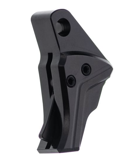 Tyrant Designs - Glock Trigger-5-Black/Black - Screw/ Safety - Shoe Only - TD-GTRIG-5-BLACK-BLACK - Tyrant Designs Cnc