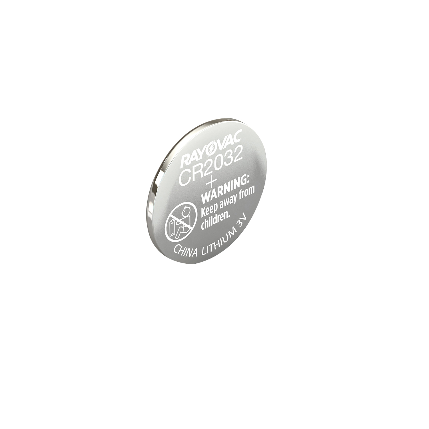 Rayovac CR2032 Keyless Entry Lithium Battery - 3 V/225 mAh, Long-Lasting Power - KECR2032-1G - Rayovac