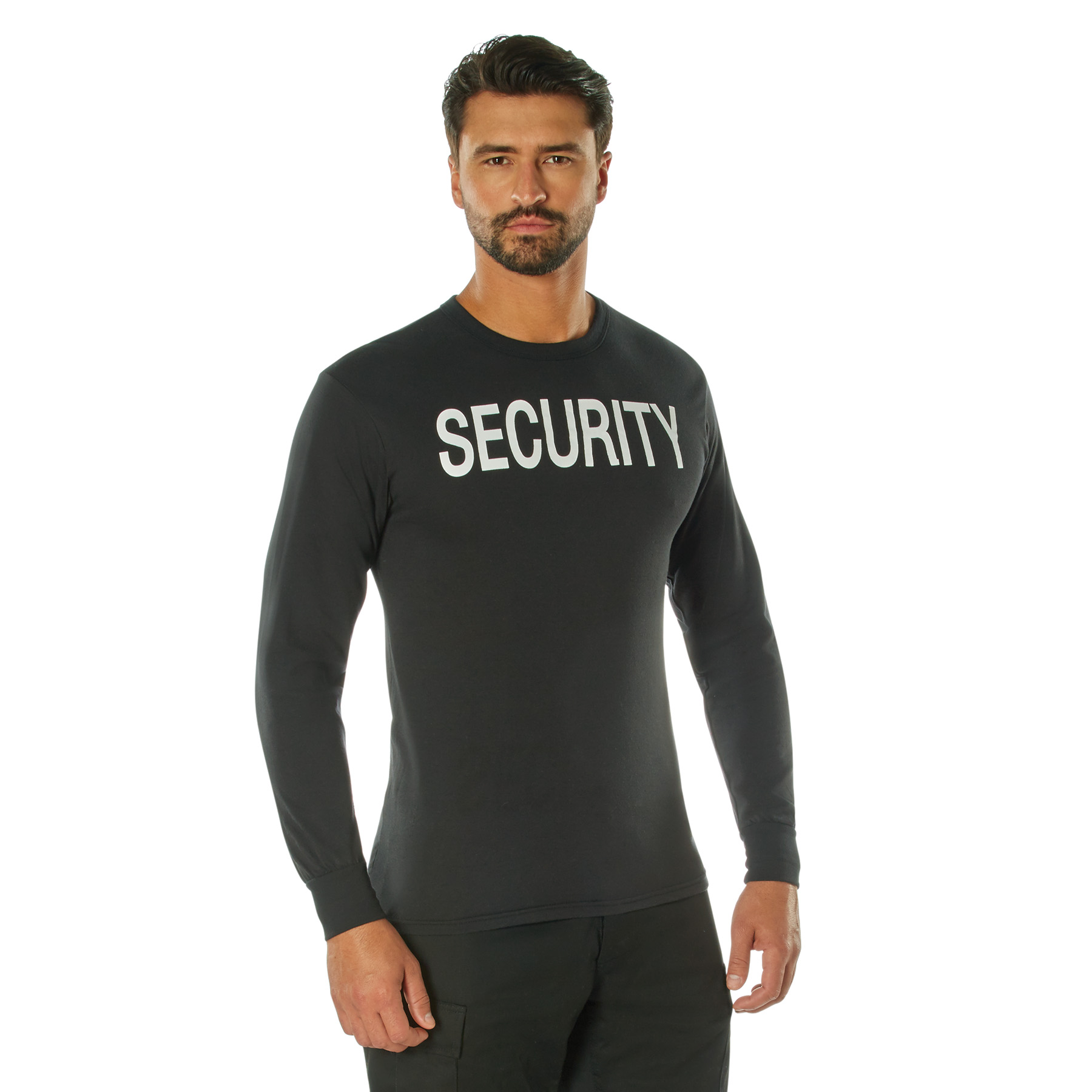 Rothco Rothco 2-Sided Security Long Sleeve T-Shirt - Small