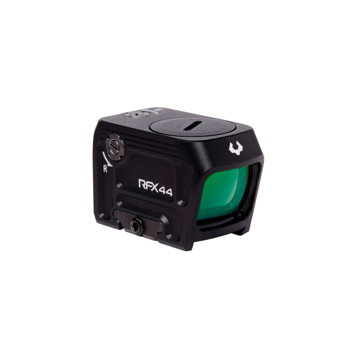 Viridian RFX44 Green-Dot Reflex Sight 1x21mmx16.50mm - 5 MOA Dot Compact Green-Dot Sight for Tactical Use - 981-0107 - Viridian