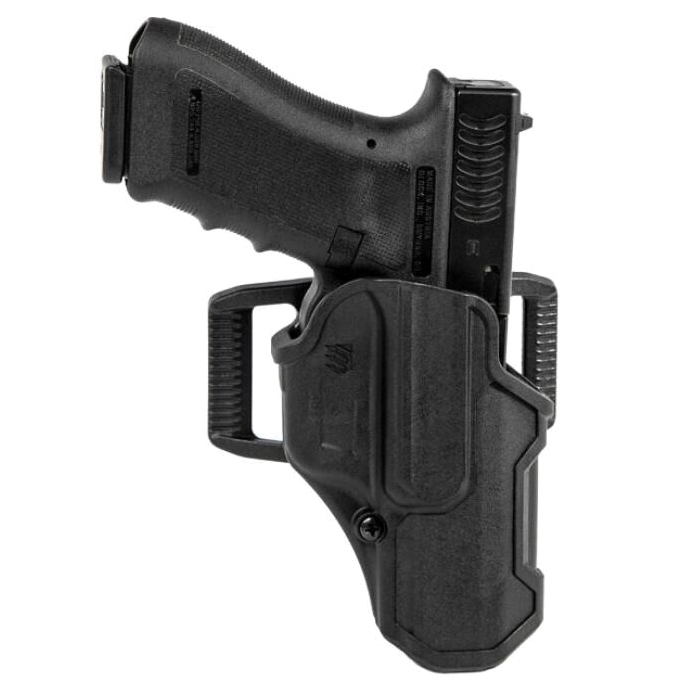 Blackhawk T Series L2C Beretta M9/92FS/92X/92A1/M9A1/M9A3/M9A4 OWB Holster RH - Black Polymer, Secure Design for Reliable Carry - 410704BKR - Blackhawk!