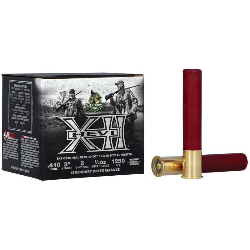 Hevishot HEVI-XII .410 Bore 3" #5 1/2 oz 25rds Shotshell - Reliable for Precision Shooting - HS54105 - Hevi-Shot