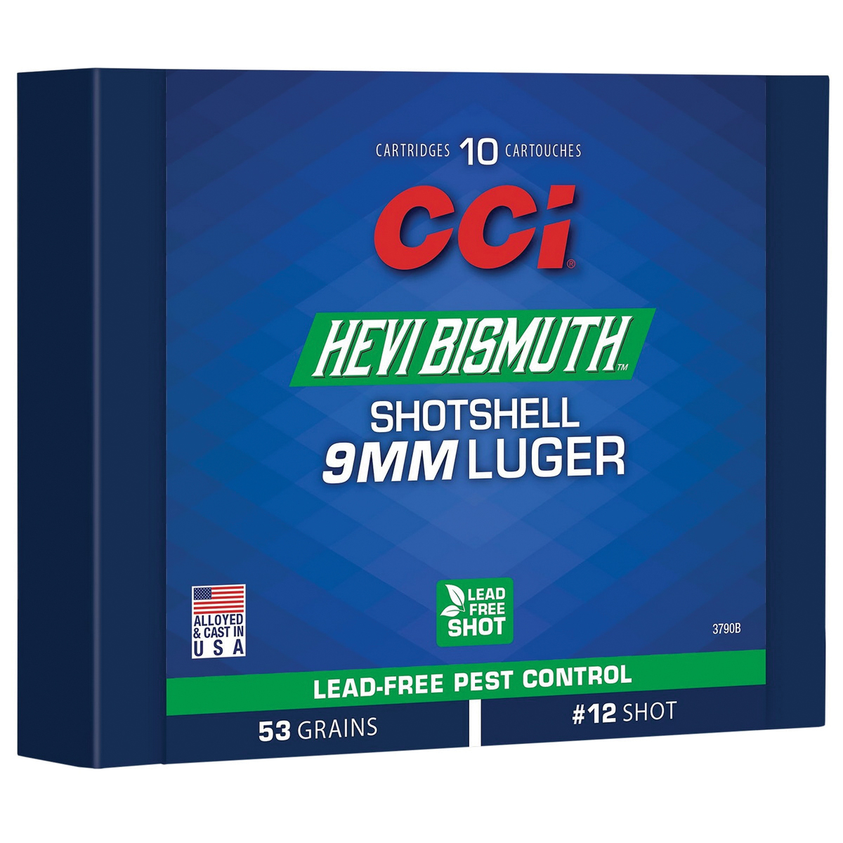 CCI HEVI-Bismuth 9mm 43 gr #11 10rds Handgun Shotshell for Precision and Performance - 3790B - Cci