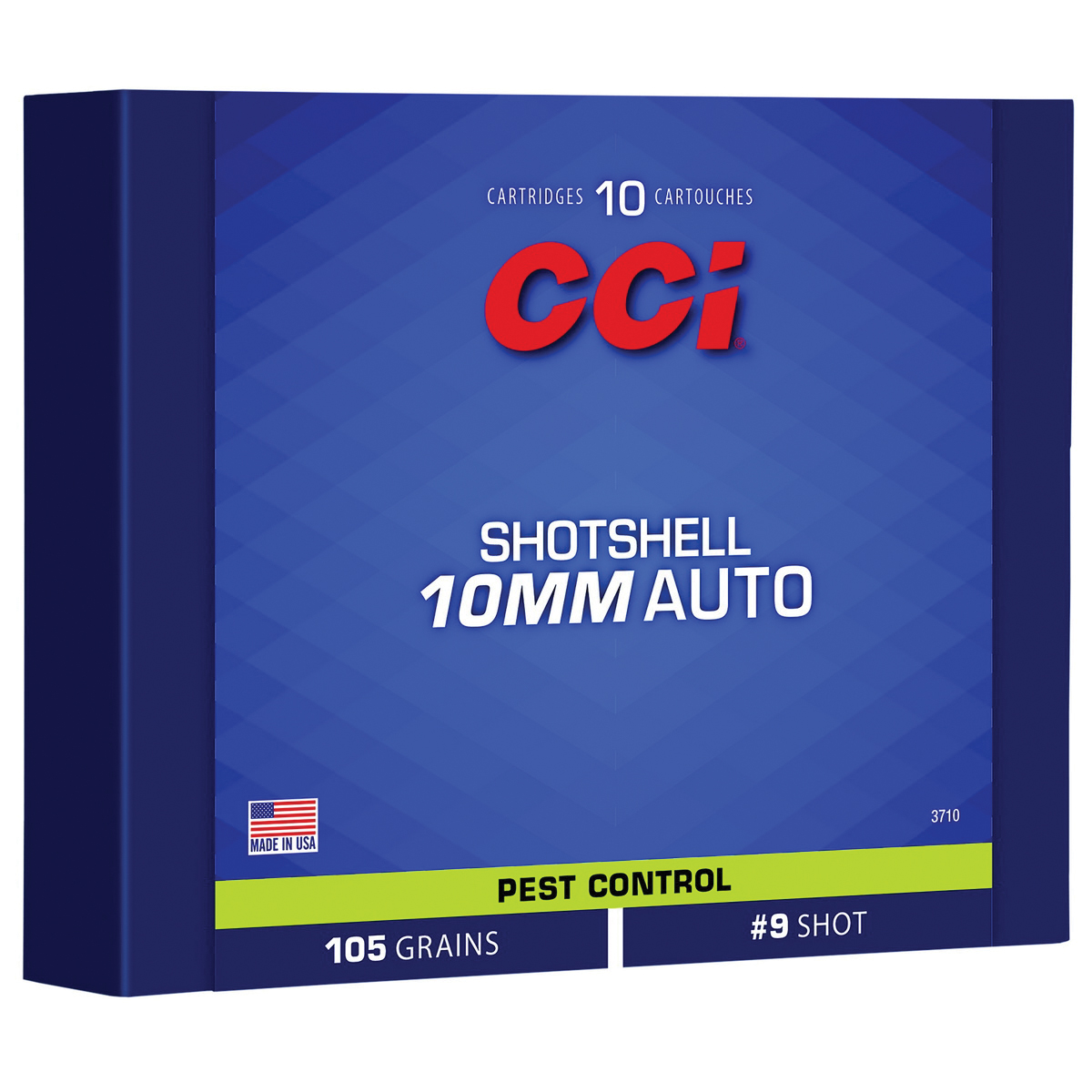 CCI 10mm 105 gr #9 10rds Handgun Shotshell for Versatile Use and Enhanced Performance - 3710 - Cci