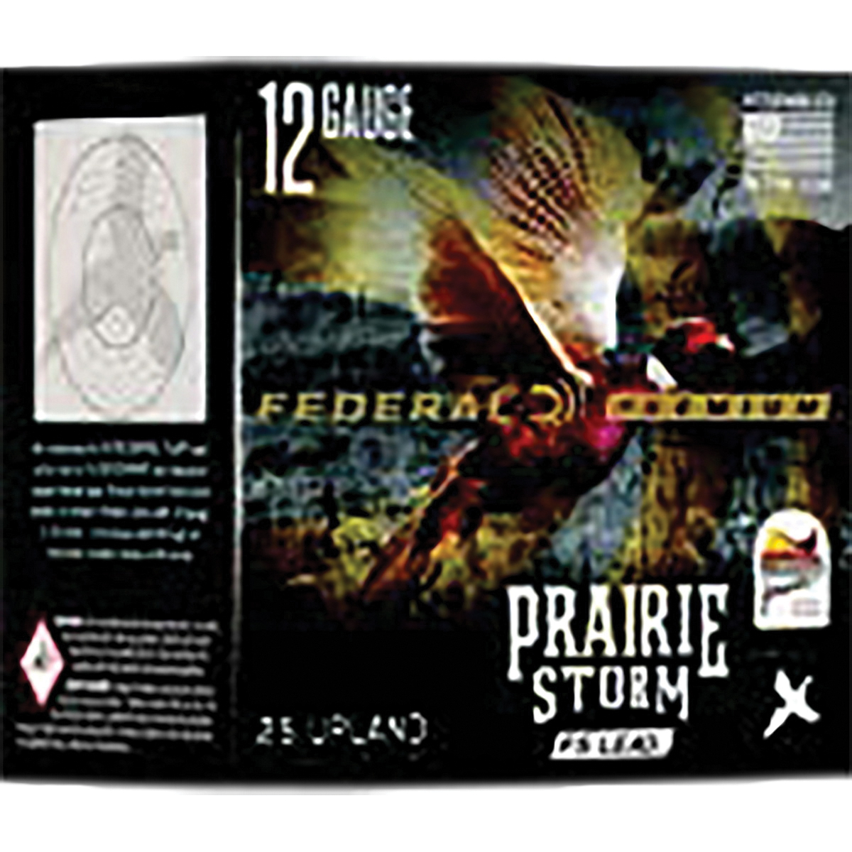 Federal Premium Prairie Storm FS Lead 12 Gauge 2-3/4" #5 1-1/4 oz 25rds Shotshell - Superior Lead for Prairie Game - PFX126FS5 - Federal
