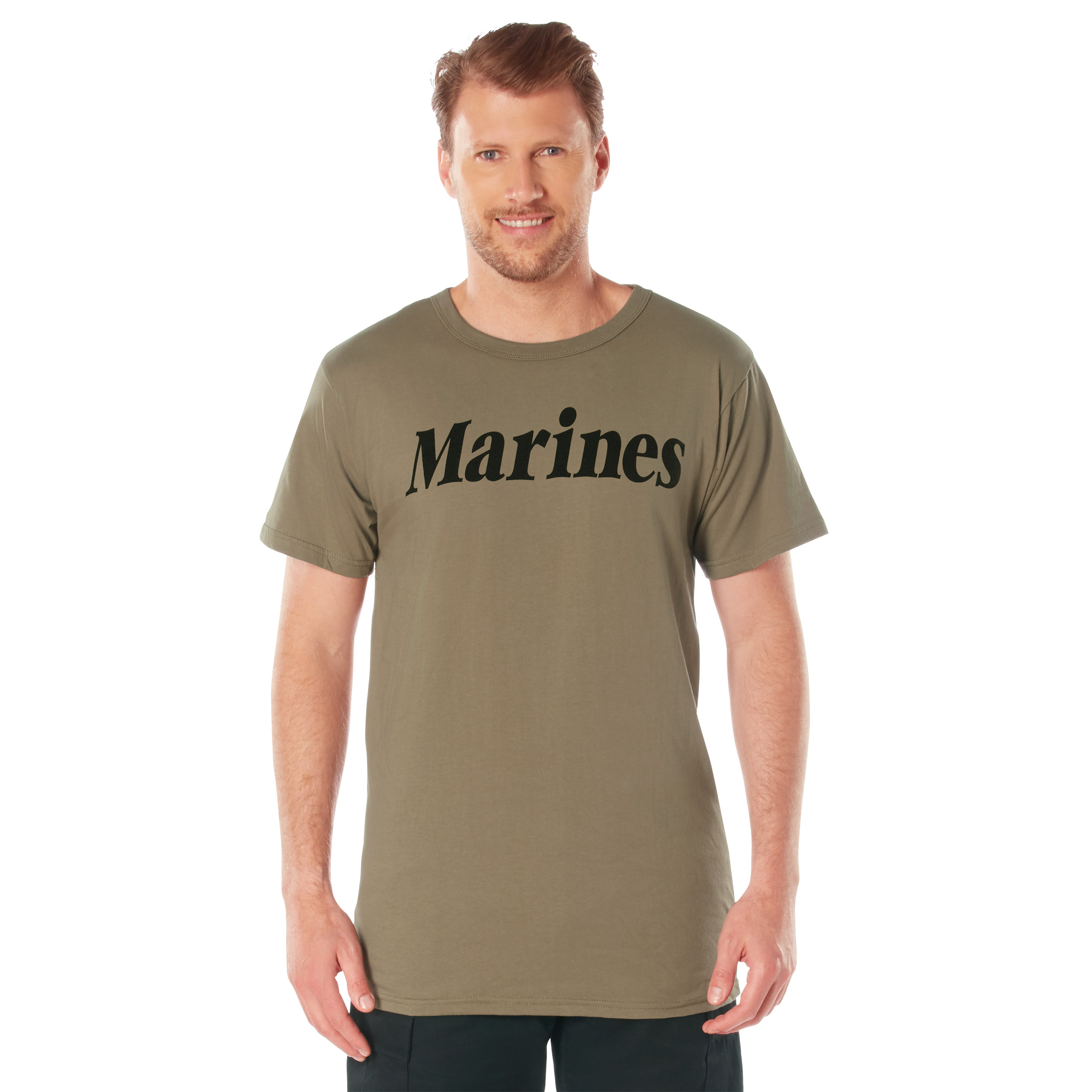 Rothco Rothco Ar 670-1 Coyote Brown Marines Physical Training T-Shirt - 2X-Large