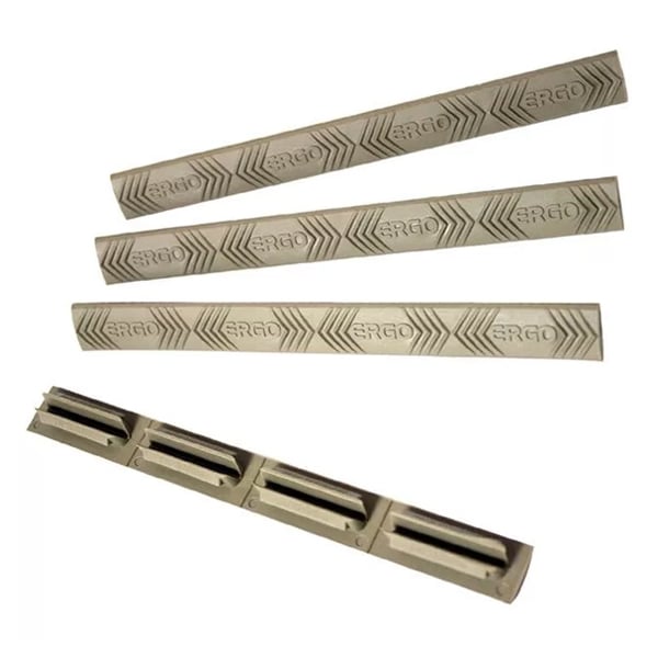ERGO M-Lok Wedgelok Rail Covers (4-Pack), Dark Earth  4332-4PK-DE - Ergo