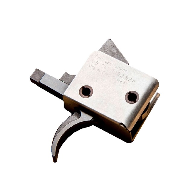 CMC Triggers Duty Patrol  Single-Stage Curved Trigger, Matte Black (5.5lb) - 93501 - Cmc