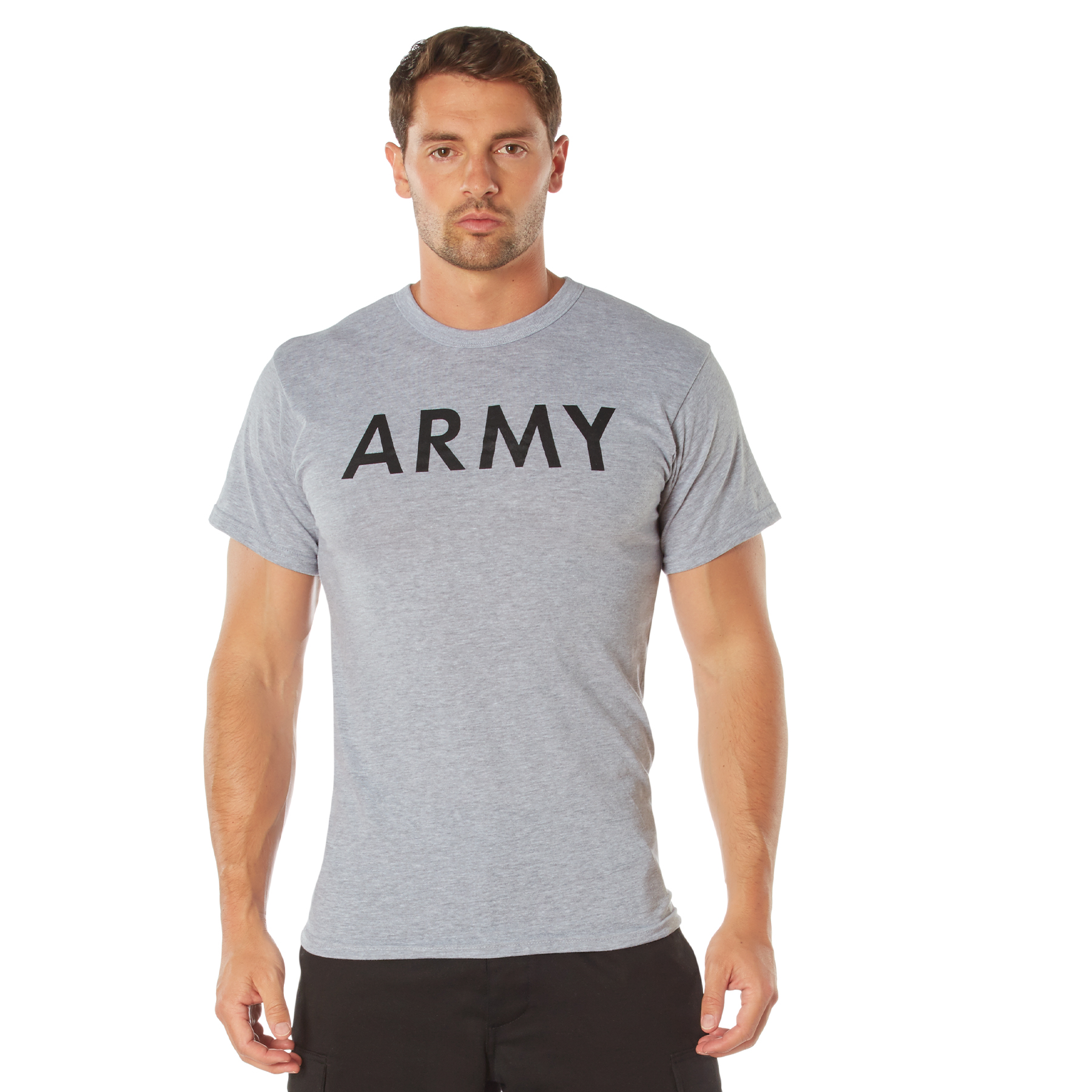 Rothco Rothco Grey Army Physical Training T-Shirt - Medium
