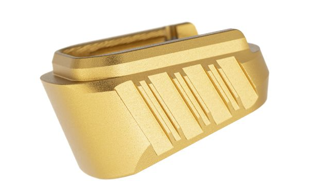 Tyrant Designs - Hellcat/Hellcat Pro +3 Magazine Extension, Gold - TD-HCATMAGEX3-GOLD - Tyrant Designs Cnc