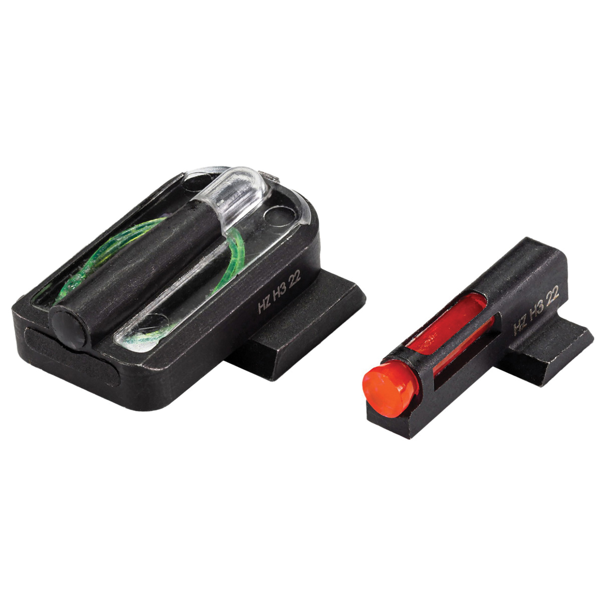HiViz FastDot H3 Night Sight Set - Red/Green Front/Rear Sights for Optimal Low-Light Performance - GSG320FD21 - Hiviz