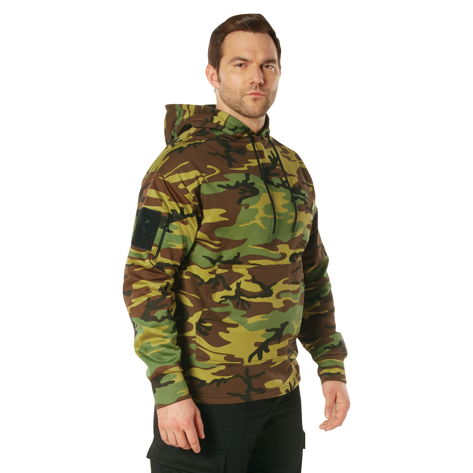 Rothco Rothco Concealed Carry Hoodie - Woodland Camo, Medium