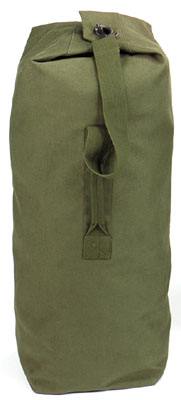 Rothco Heavyweight Top Load Canvas Duffle Bag - Olive Drab, 25 X 42 - Rothco