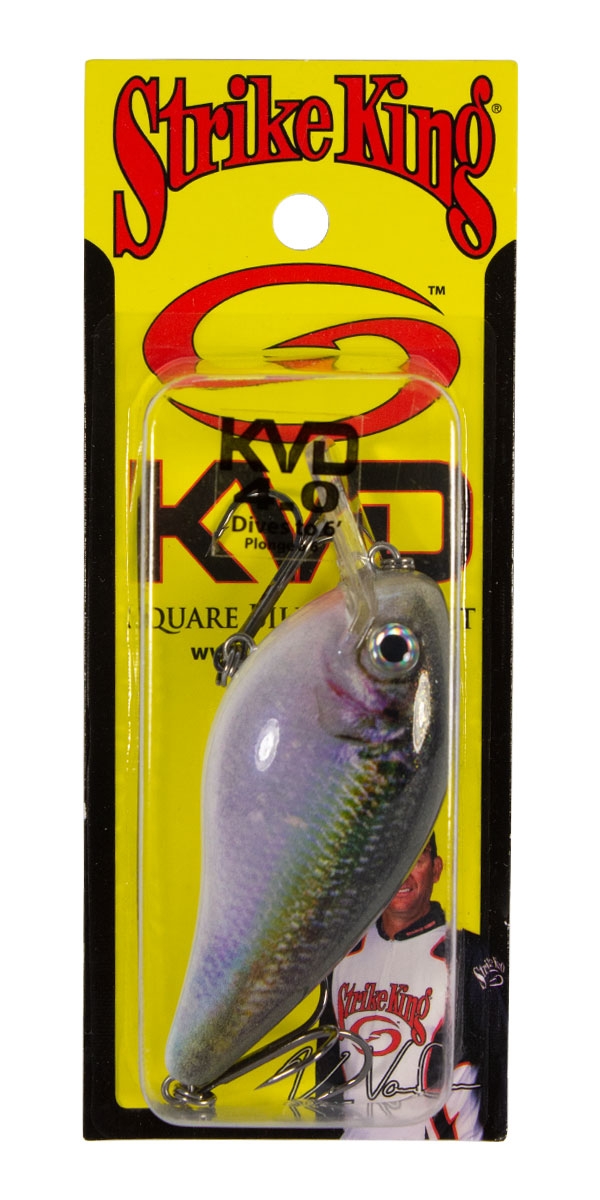 Palmetto State Armory Exclusive: Strike King KVD 4.0 Magnum Squarebill Crankbait, Palmetto Blue Back Herring  - HCKVDS4.0-701 - Strike King