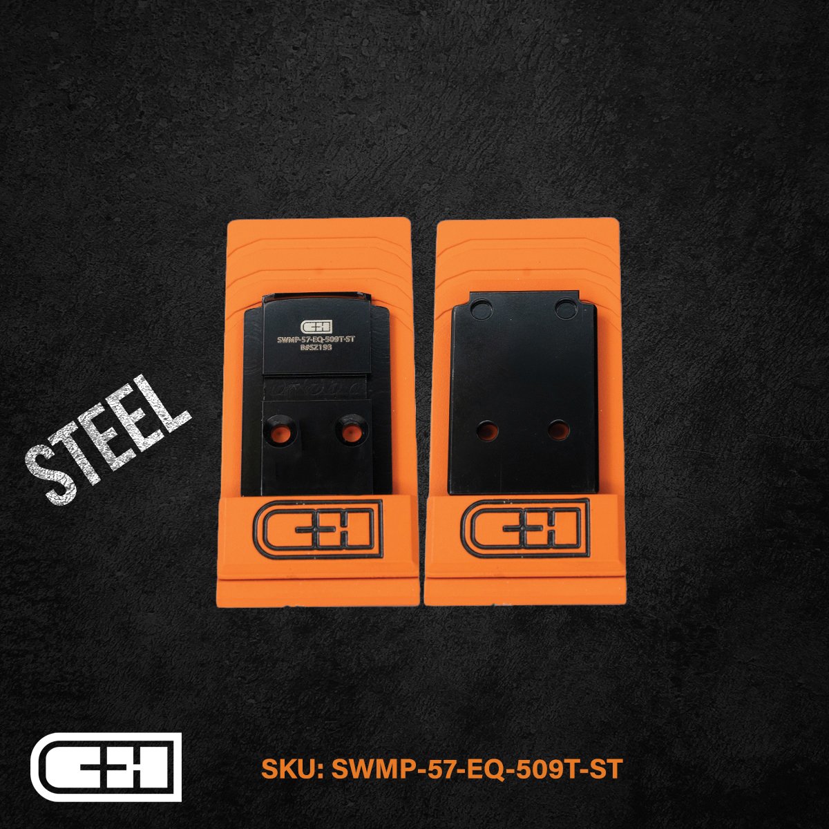 C&H Red-Dot Adapter Plate - Compact and Durable - SWMP-57-EQ-509T-ST - C&H