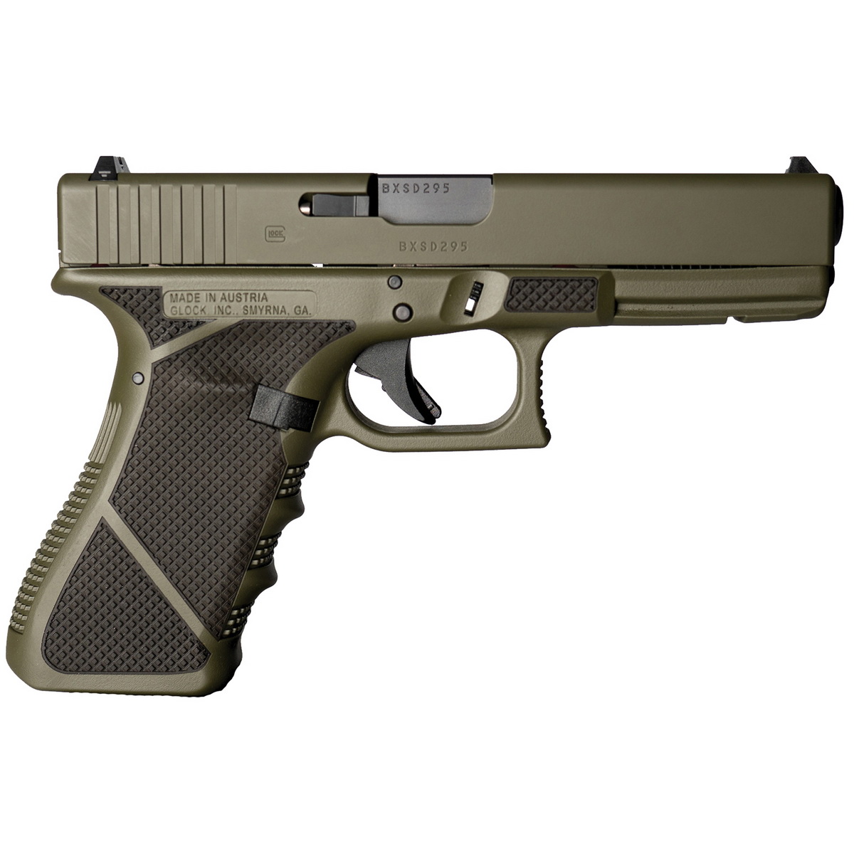 Weapon Works G22 Gen 3 .40 S&W 4.49" Pistol 15rds, OD Green/Diamond - PI2250203-228084 - Weapon Works