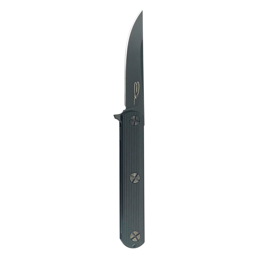 KA-BAR Knives EK Folder Folding Knife Drop Point Black - Durable, Lightweight and Reliable Handle - REK201 - Ka-Bar