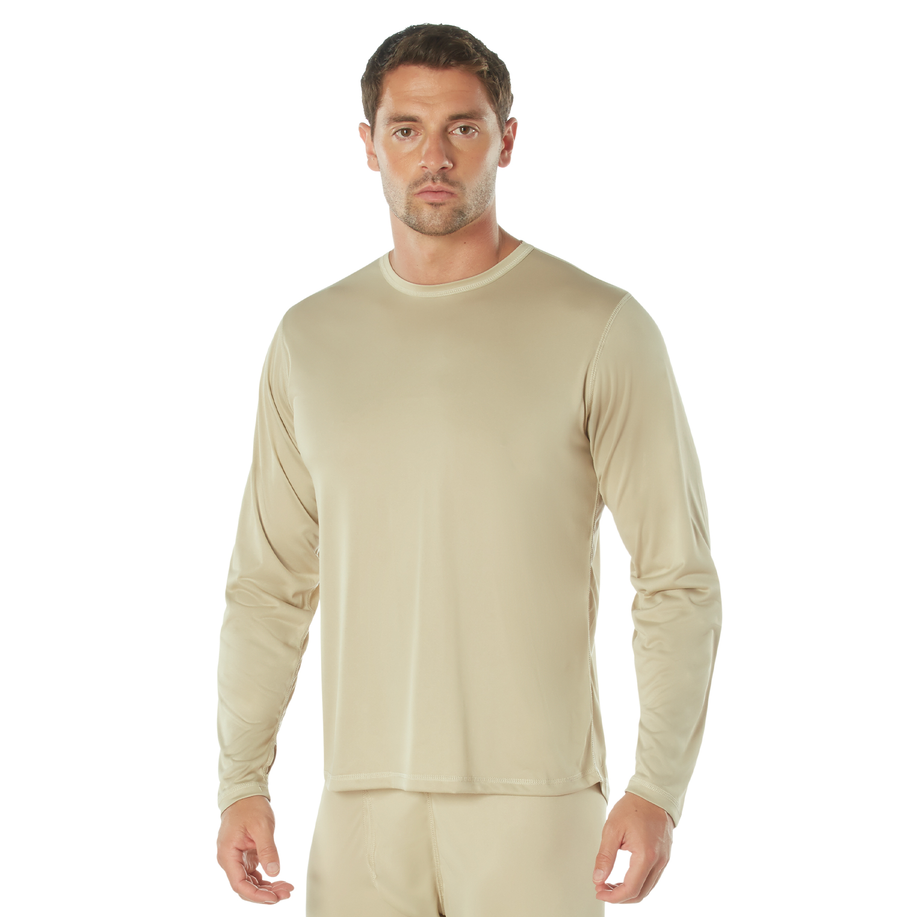 Rothco Rothco Gen III Silk Weight Underwear Top - Desert Sand, Small