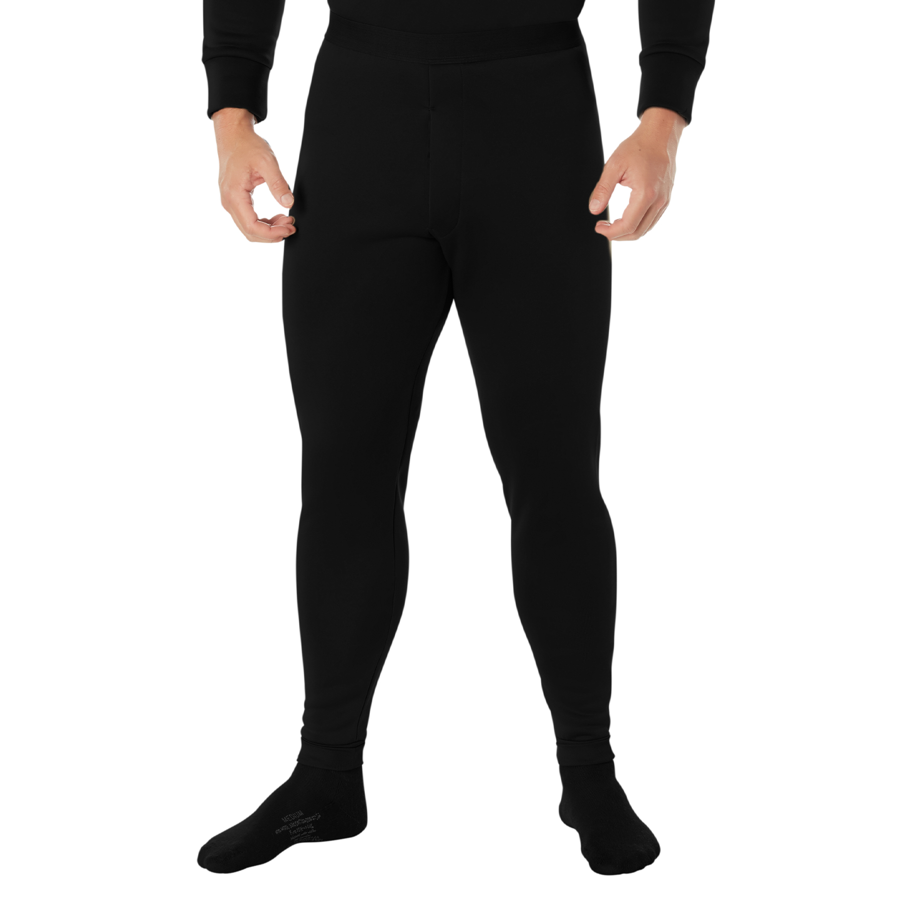 Rothco Rothco Ecwcs Poly Bottoms - Black, Large