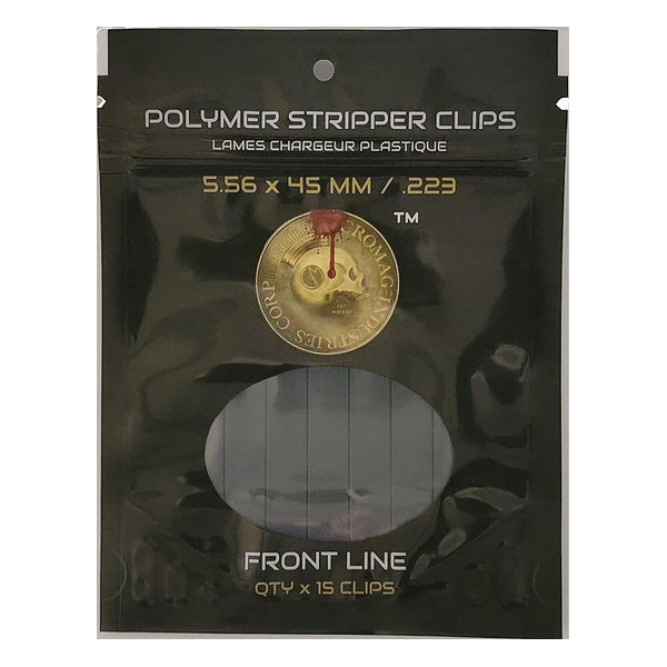 CroMag Industries Corp Front Line Stripper Clip 10rds - Black Efficient Ammo Strip for Fast Reloads - SC-00031 - Cromag Industries