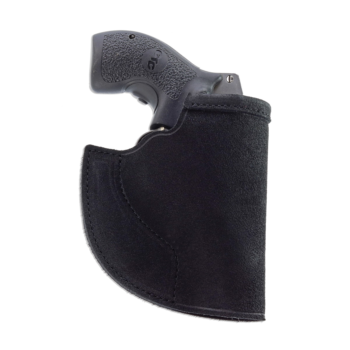 Galco Pocket Protector Kimber K6S Pocket Holster Ambidextrous Leather, Black - Galco